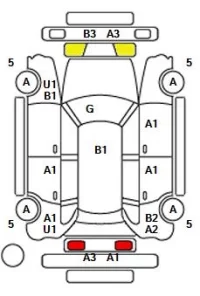 BMW 5-Series лот № 34527 оценка 4  с аукциона в Японии 11