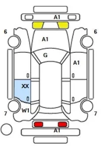 Audi Q3 лот № 36018 оценка 4.5  с аукциона в Японии 11