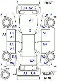 Honda ODYSSEY лот № 19124 оценка 3  с аукциона в Японии 5