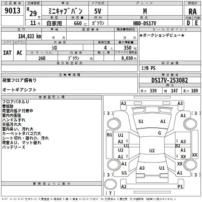 Mitsubishi MINICAB VAN  с аукциона в Японии