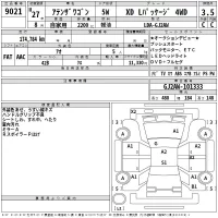 Mazda ATENZA WAGON лот № 9021 оценка 3.5  с аукциона в Японии 2