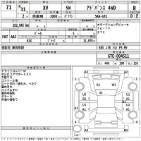 Subaru XV лот № 71 оценка R  с аукциона в Японии 2