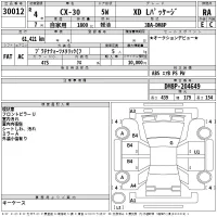 Mazda CX-30 лот № 30012 оценка RA  с аукциона в Японии 2