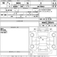 Toyota RAV4 лот № 98 оценка 4.5  с аукциона в Японии 2