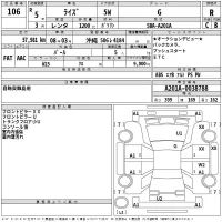 Toyota RAIZE лот № 106 оценка R  с аукциона в Японии 2