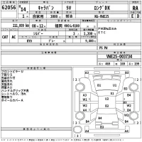 Nissan CARAVAN VAN лот № 62056 оценка RA  с аукциона в Японии 2