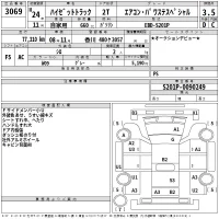 Daihatsu HIJET TRUCK лот № 3069 оценка 3.5  с аукциона в Японии 2