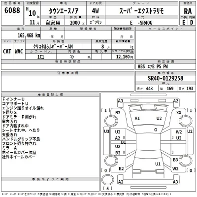 Toyota TOWN ACE NOAH  с аукциона в Японии