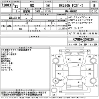 Lexus UX лот № 71003 оценка R  с аукциона в Японии 2