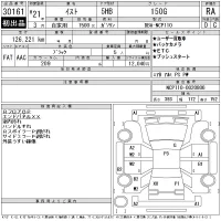 Toyota IST лот № 30161 оценка RA  с аукциона в Японии 11