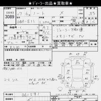 Nissan NOTE лот № 3089 оценка 3.5  с аукциона в Японии 10