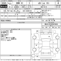 BMW X1 лот № 3095 оценка 4  с аукциона в Японии 11