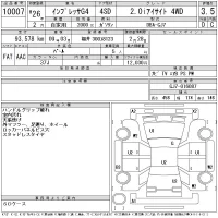 Subaru IMPREZA G4 лот № 10007 оценка 3.5  с аукциона в Японии 11