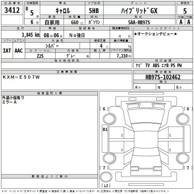 Mazda CAROL  с аукциона в Японии