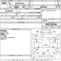 Mazda SCRUM TRUCK лот № 3044 оценка 3  с аукциона в Японии 2