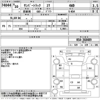 Subaru SAMBAR лот № 74044 оценка 3.5  с аукциона в Японии 2