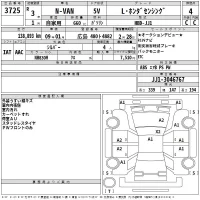 Honda N VAN лот № 3725 оценка 4  с аукциона в Японии 2