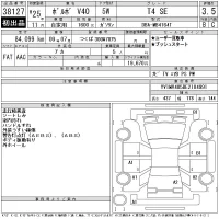 Volvo V40 лот № 38127 оценка 3.5  с аукциона в Японии 11
