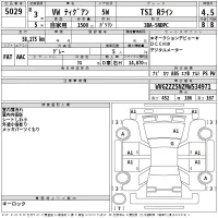 Volkswagen TIGUAN лот № 5029 оценка 4.5  с аукциона в Японии 2