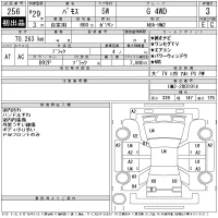 Honda VAMOS лот № 256 оценка 3  с аукциона в Японии 11