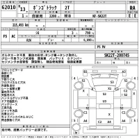 Mazda BONGO лот № 62010 оценка RA  с аукциона в Японии 2