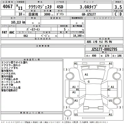 Toyota CROWN  с аукциона в Японии
