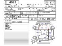Nissan TIIDA LATIO лот № 4019 оценка 3  с аукциона в Японии 5