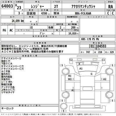 Hino RANGER  с аукциона в Японии