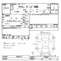 Honda ACTY TRUCK лот № 2121 оценка 3  с аукциона в Японии 11