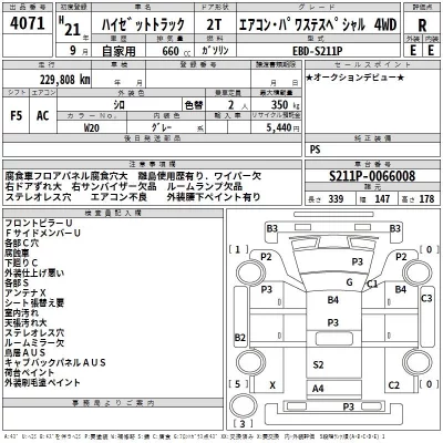 Daihatsu HIJET TRUCK  с аукциона в Японии