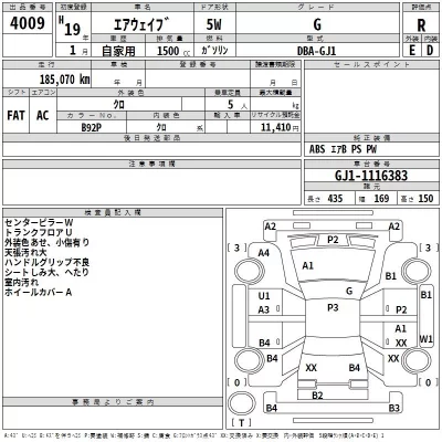 Honda AIRWAVE  с аукциона в Японии