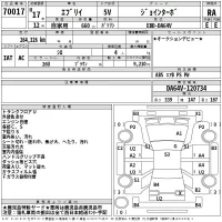 Suzuki EVERY лот № 70017 оценка RA  с аукциона в Японии 2