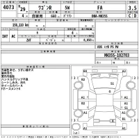 Suzuki WAGON R лот № 4073 оценка 3.5  с аукциона в Японии 2