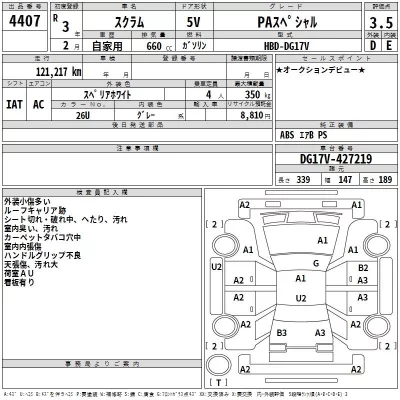 Mazda SCRUM  с аукциона в Японии