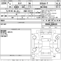 Toyota TANK лот № 2254 оценка 4.5  с аукциона в Японии 2