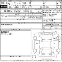 Peugeot 208 лот № 38011 оценка 4.5  с аукциона в Японии 11