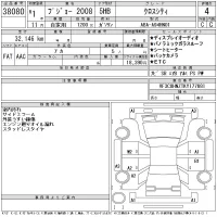 Peugeot 2008 лот № 38080 оценка 4  с аукциона в Японии 11