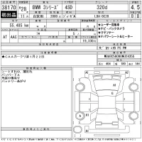 BMW 3-Series лот № 38170 оценка 4.5  с аукциона в Японии 11