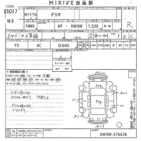 Mazda DEMIO лот № 85017 оценка R  с аукциона в Японии 10