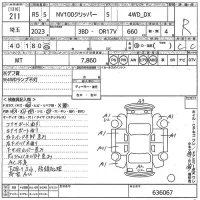 Nissan CLIPPER VAN лот № 211 оценка R  с аукциона в Японии 10