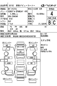 Mercedes-Benz C CLASS лот № 60192 оценка 4  с аукциона в Японии 6