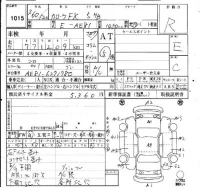 Toyota COROLLA FX лот № 1015 оценка R  с аукциона в Японии 4