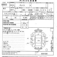 Honda GRACE лот № 60053 оценка 3.5  с аукциона в Японии 10