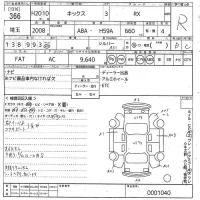 Nissan KIX лот № 366 оценка R  с аукциона в Японии 10