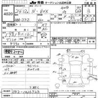 Honda N BOX лот № 4020 оценка 3  с аукциона в Японии 6