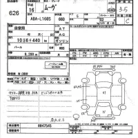Daihatsu MOVE лот № 626 оценка 3.5  с аукциона в Японии 3