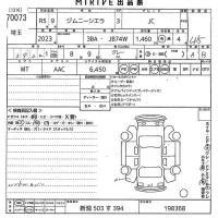 Suzuki JIMNY SIERRA лот № 70073 оценка 4.5  с аукциона в Японии 10