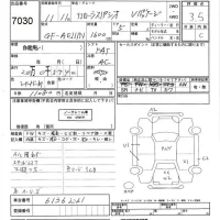 Toyota COROLLA SPACIO лот № 7030 оценка 3.5  с аукциона в Японии 7