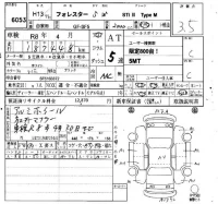 Subaru FORESTER лот № 6053 оценка 3.5  с аукциона в Японии 6