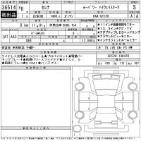 Nissan SERENA лот № 36514 оценка S  с аукциона в Японии 11